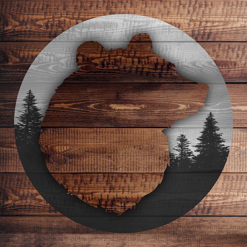 Bear Moon art print by Marcus Prime for $57.95 CAD