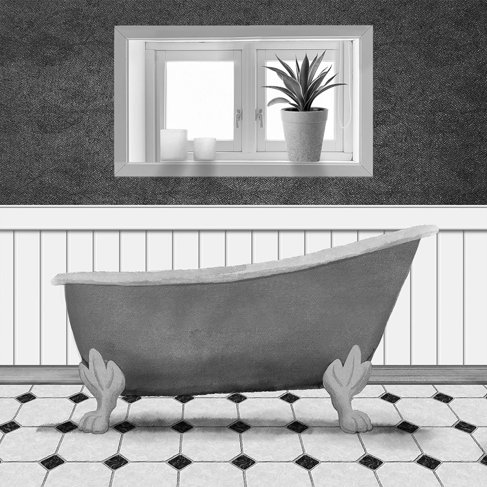 Monotone Bath 1 art print by Marcus Prime for $57.95 CAD
