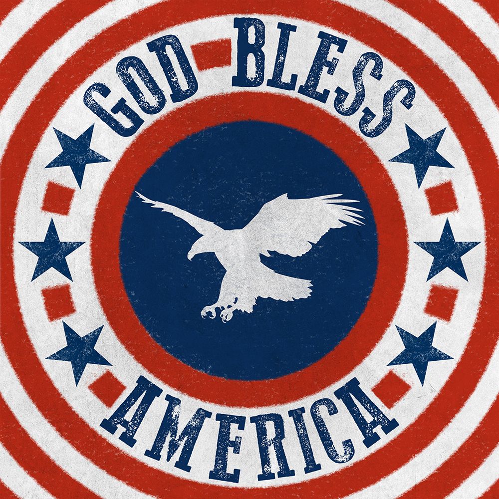 God Bless America art print by Marcus Prime for $57.95 CAD
