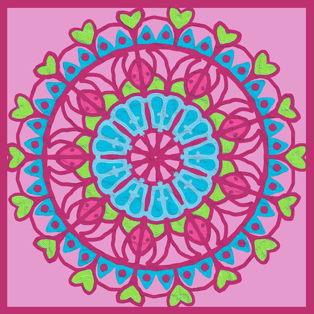 Fruity Mandala 1 art print by Marcus Prime for $57.95 CAD