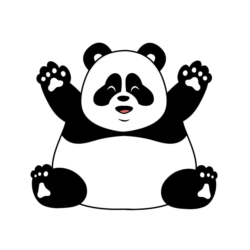 Chubby Panda art print by Marcus Prime for $57.95 CAD