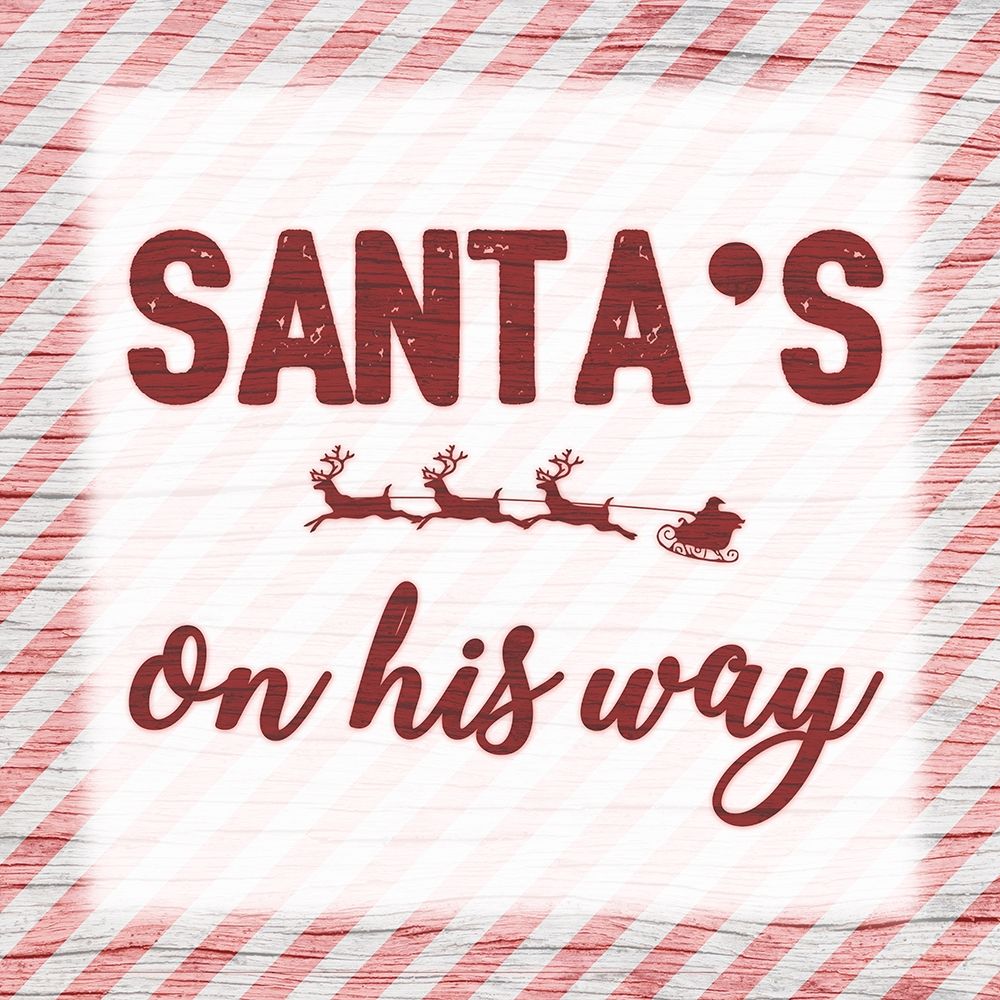 Santas On His Way art print by Marcus Prime for $57.95 CAD