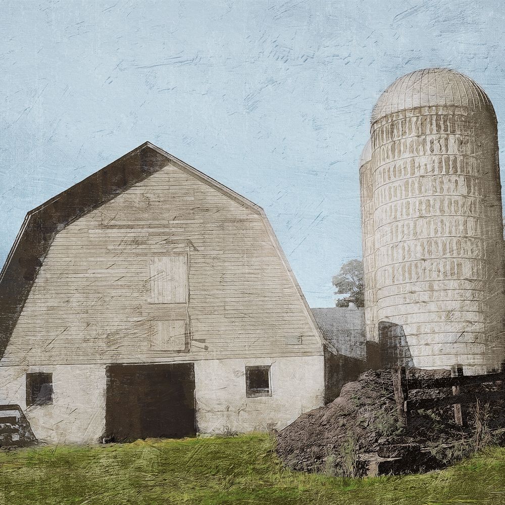 Summer Silos art print by Marcus Prime for $57.95 CAD