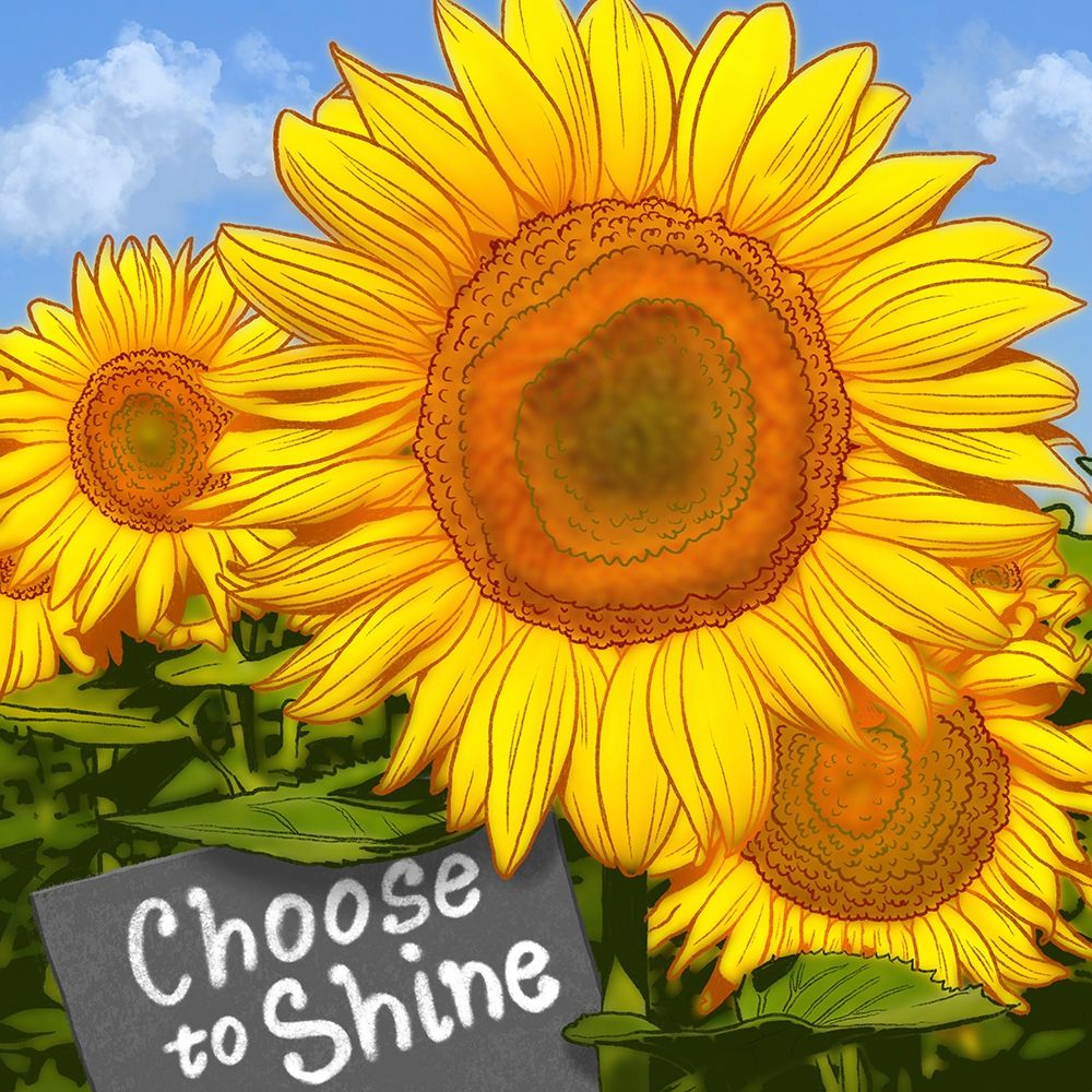 Choose To Shine art print by Marcus Prime for $57.95 CAD