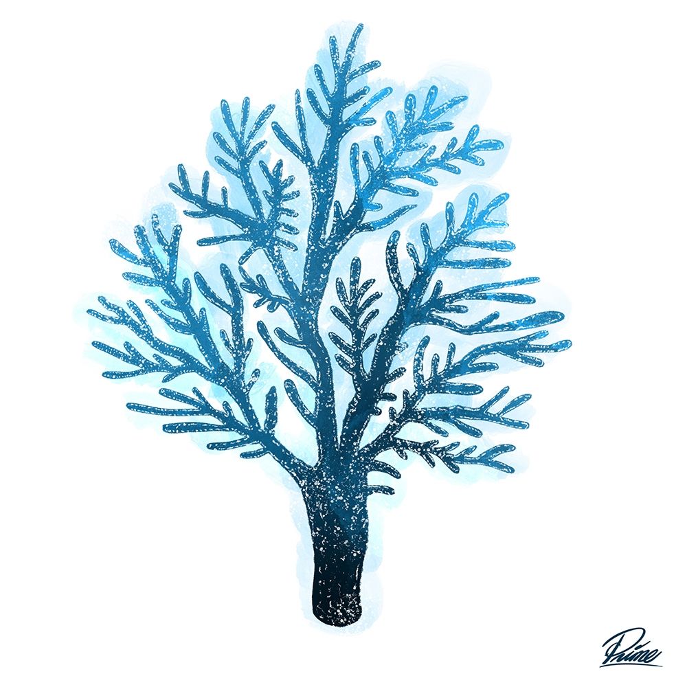Azure Coral 1 art print by Marcus Prime for $57.95 CAD