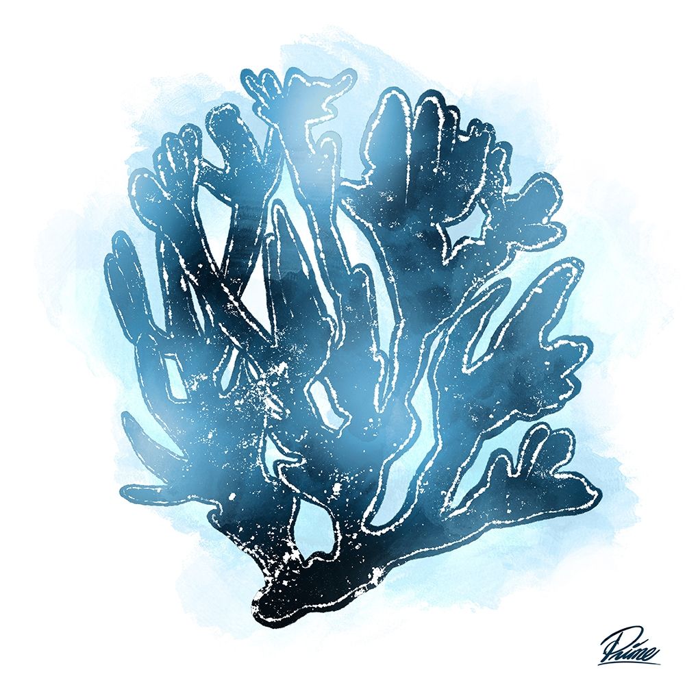 Azure Coral 2 art print by Marcus Prime for $57.95 CAD