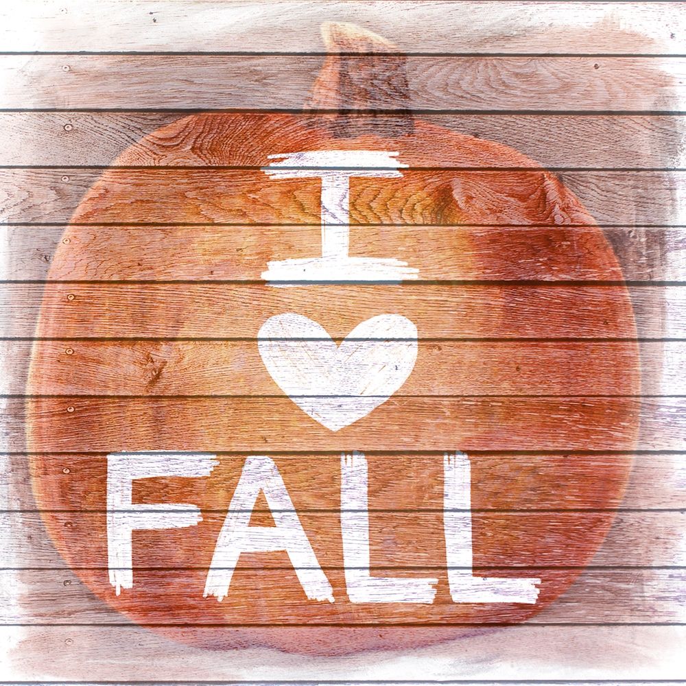 I Love Fall art print by Marcus Prime for $57.95 CAD