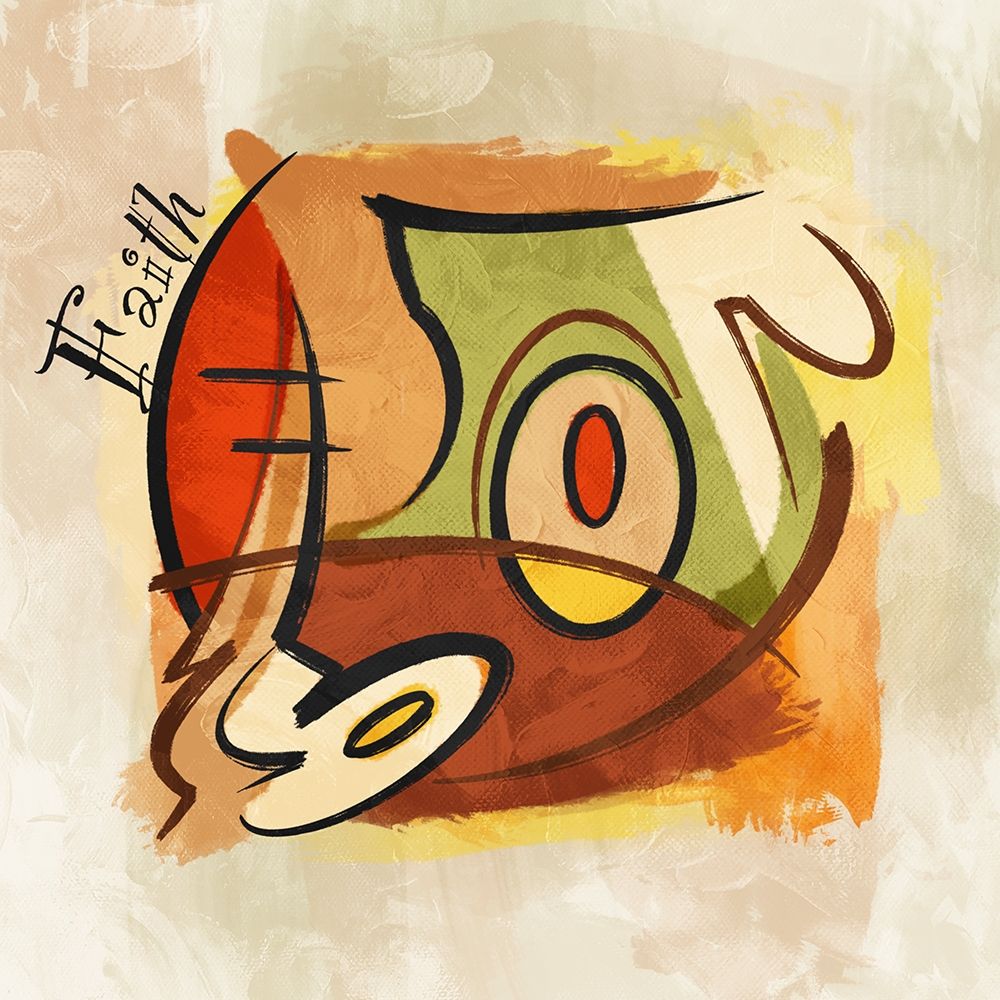 Faith Abstract art print by Marcus Prime for $57.95 CAD
