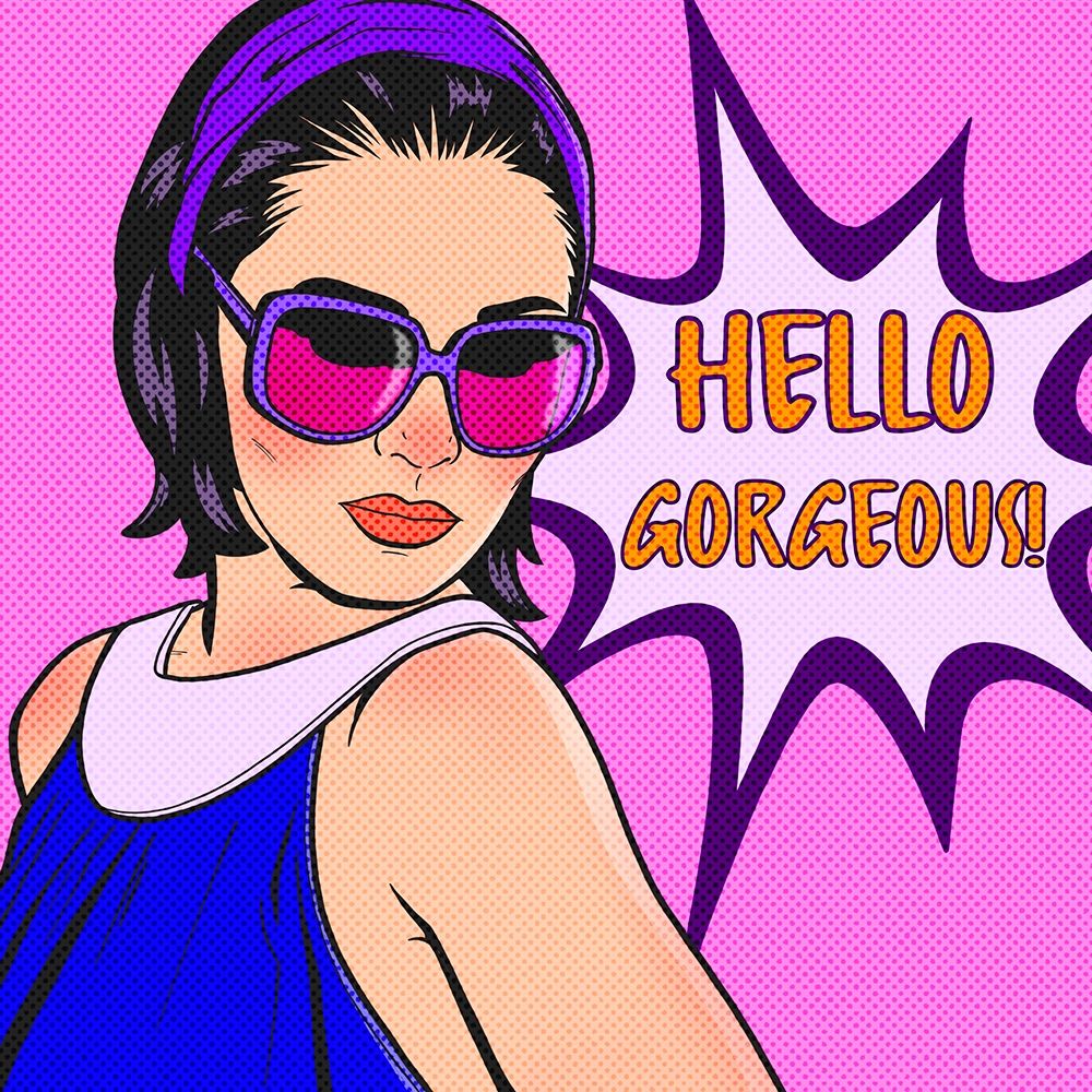 Hello Gorgeous art print by Marcus Prime for $57.95 CAD