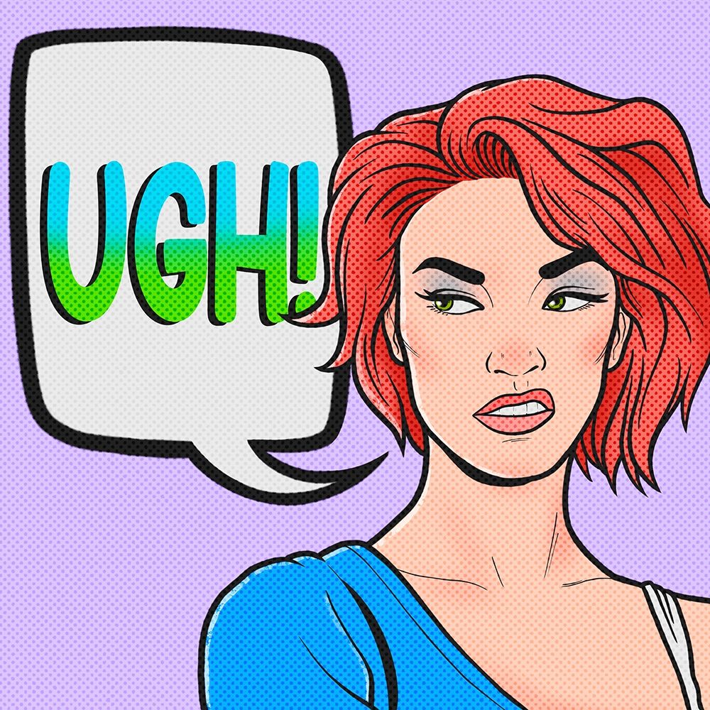Ugh Girl art print by Marcus Prime for $57.95 CAD