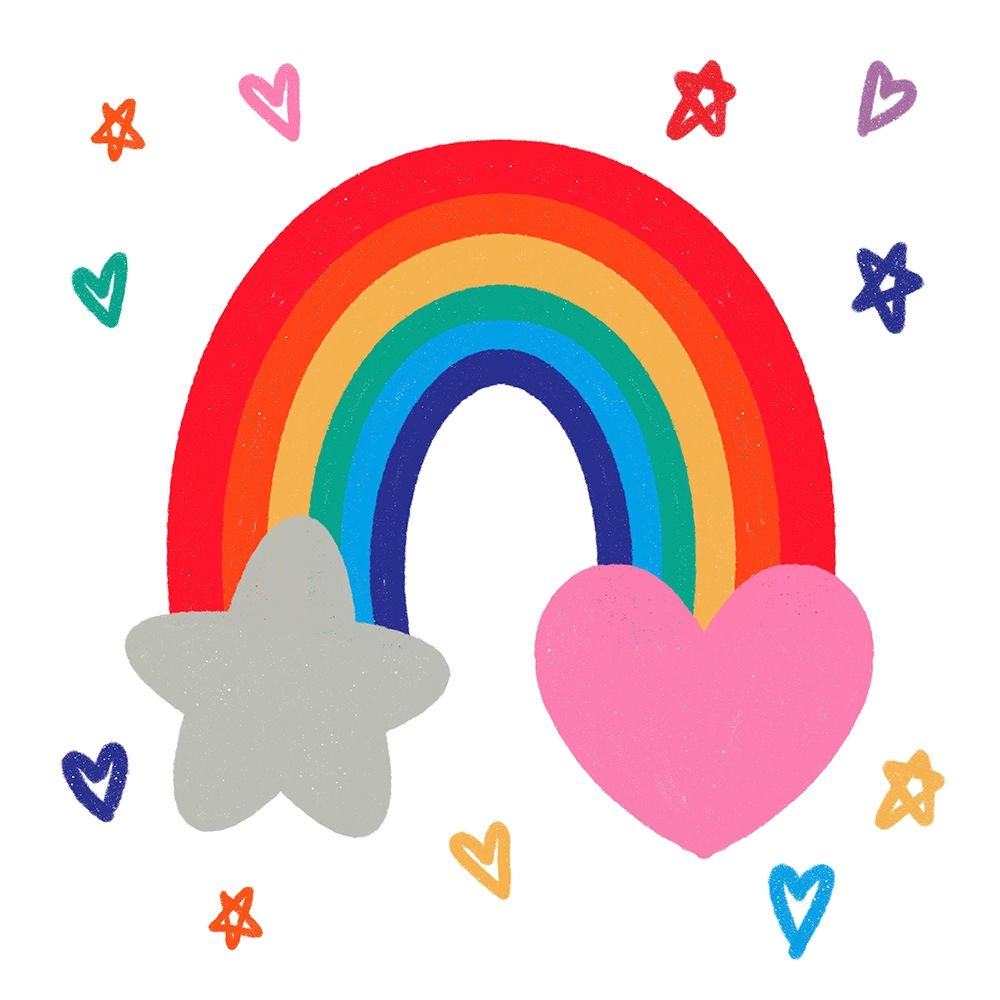 Rainbow Shine 1 art print by Marcus Prime for $57.95 CAD