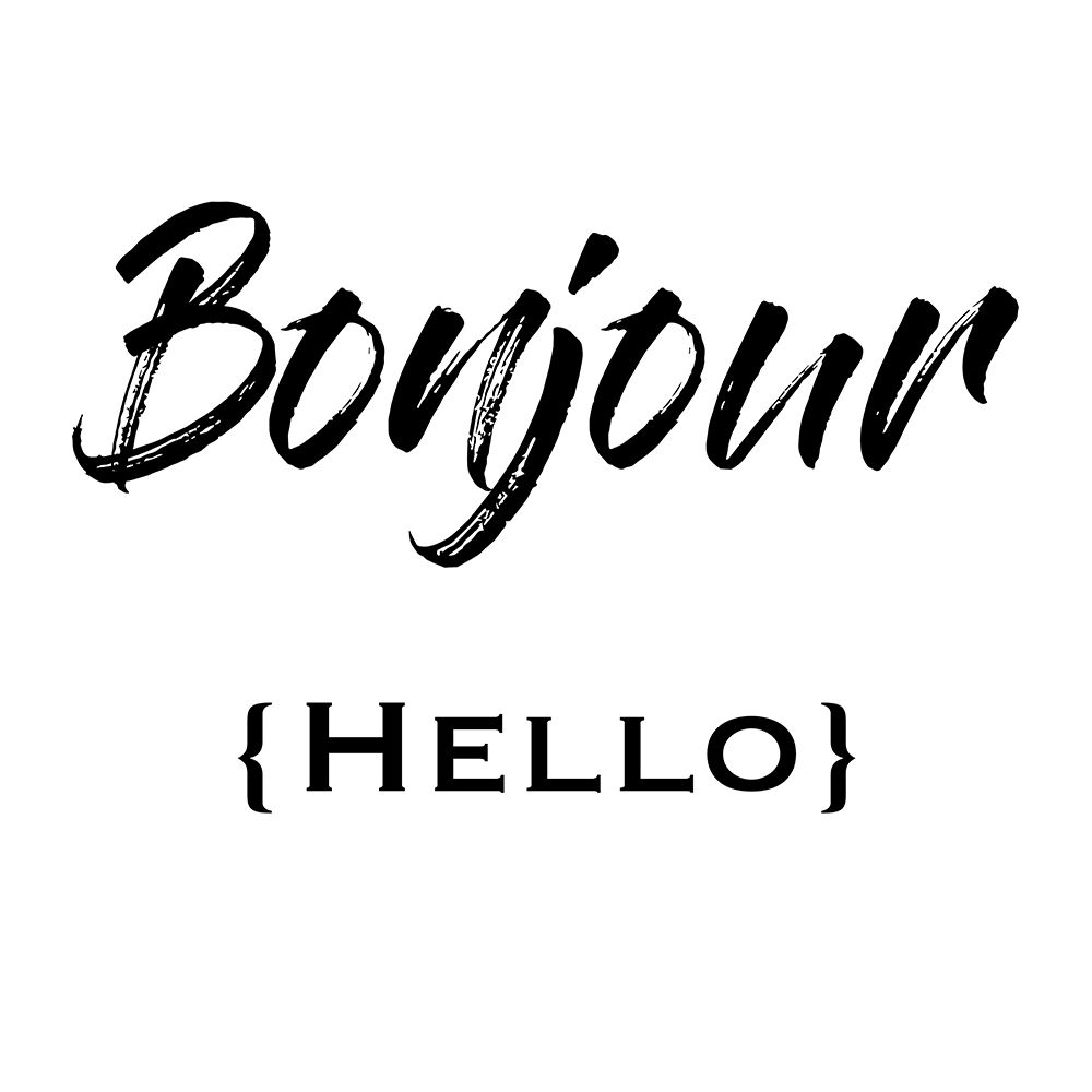French Hello art print by Marcus Prime for $57.95 CAD
