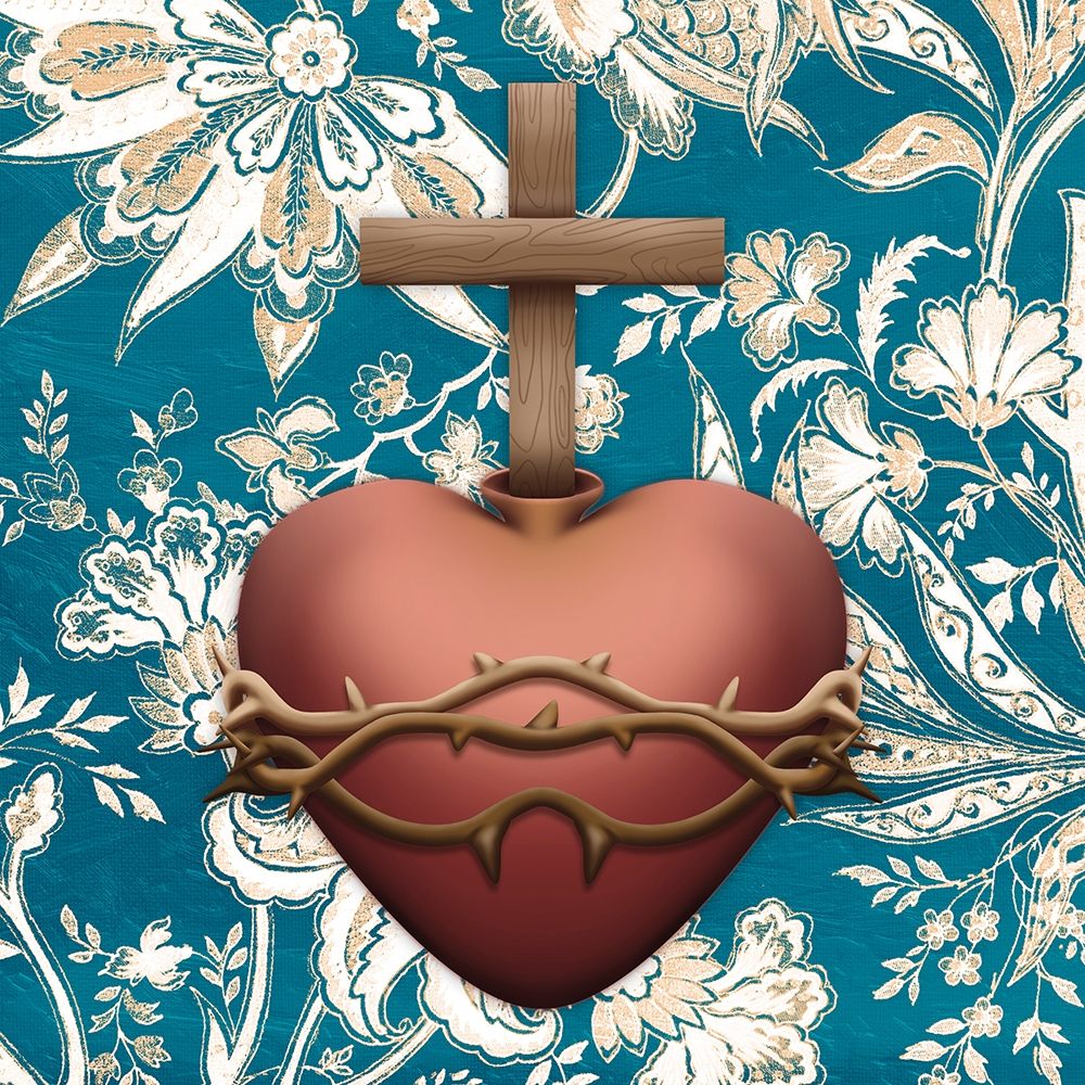 Sacred Heart art print by Marcus Prime for $57.95 CAD