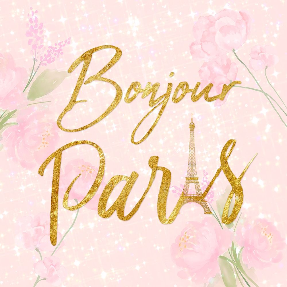 Bonjour Paris art print by Marcus Prime for $57.95 CAD