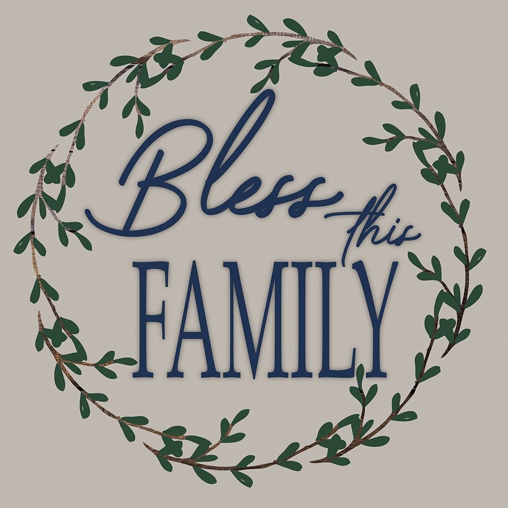 Bless This Family art print by Marcus Prime for $57.95 CAD