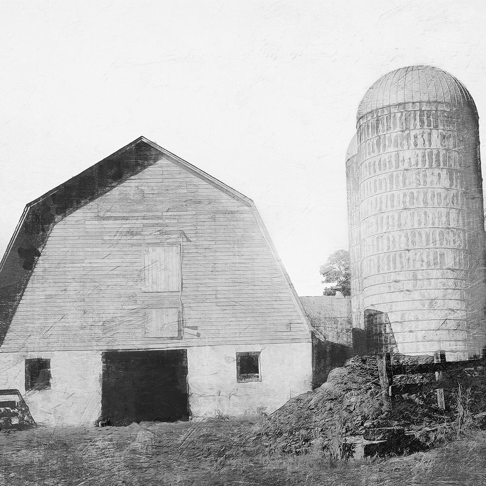 Vintage Silos art print by Marcus Prime for $57.95 CAD