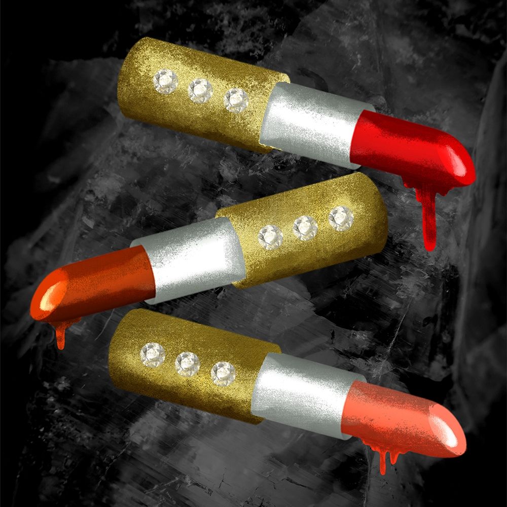 Iced Lipstick art print by Marcus Prime for $57.95 CAD