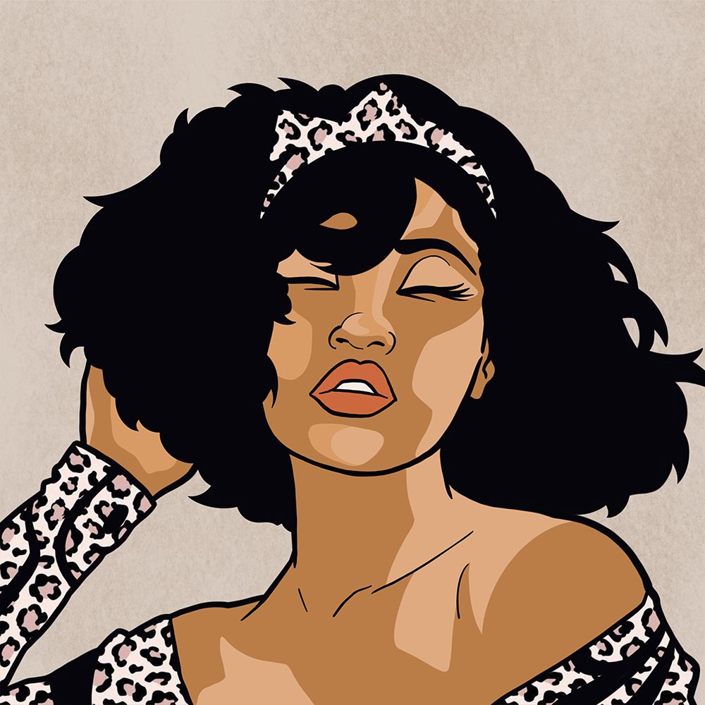Cheetah Print Diva 2 art print by Marcus Prime for $57.95 CAD