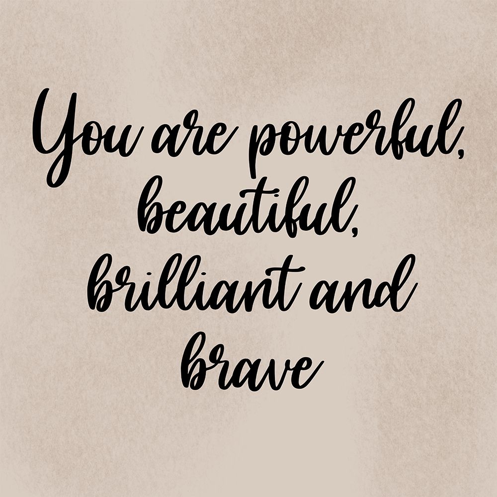 Beautiful Brilliant Brave art print by Marcus Prime for $57.95 CAD