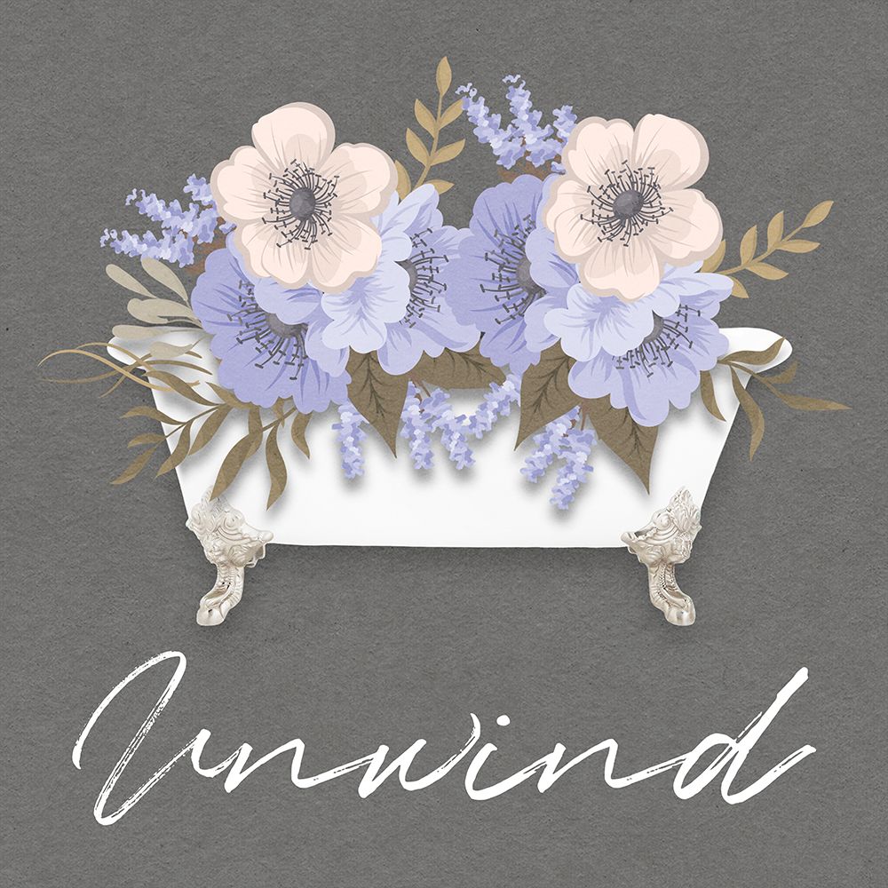 Unwind Floral Bath 2 art print by Marcus Prime for $57.95 CAD