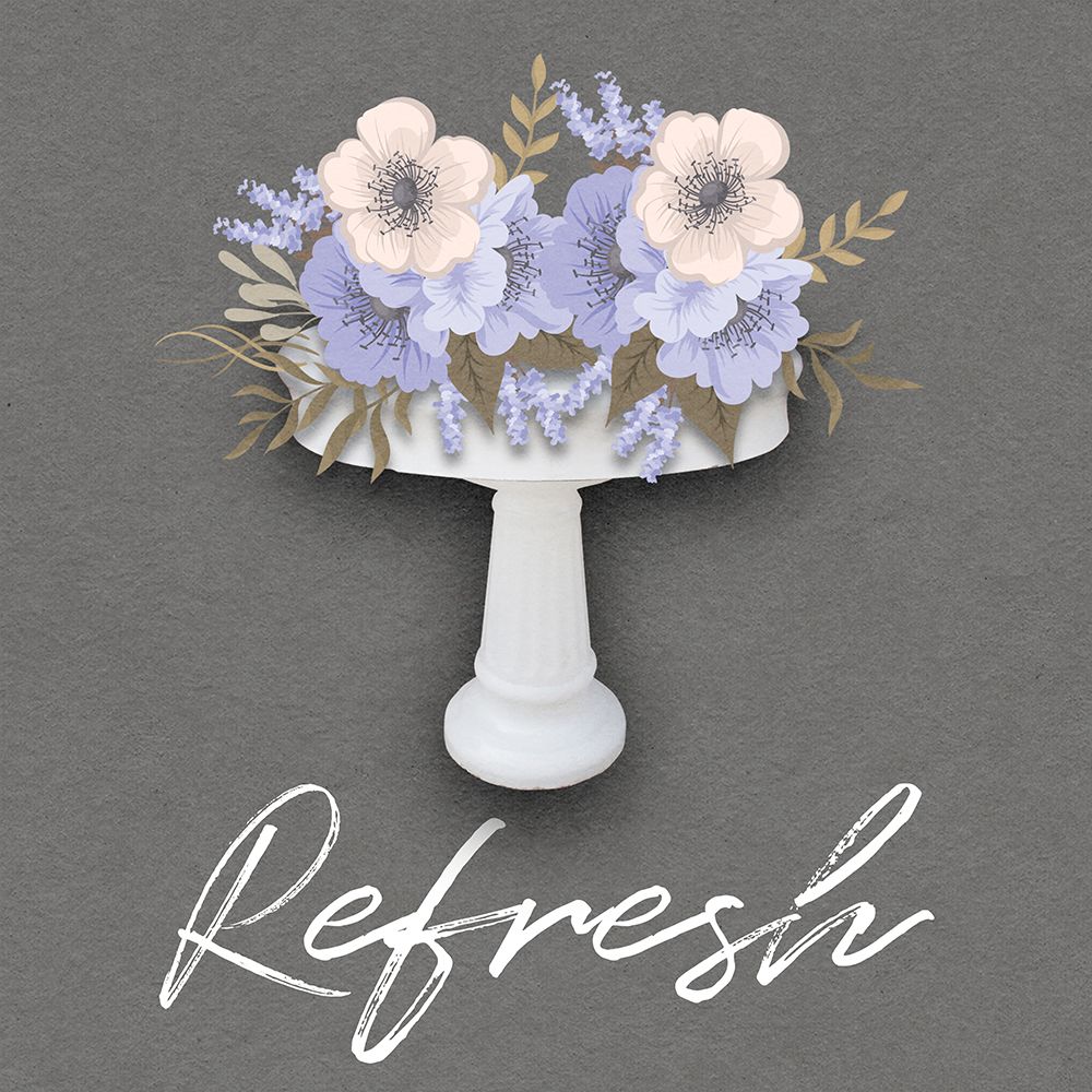 Unwind Floral Sink 2 art print by Marcus Prime for $57.95 CAD