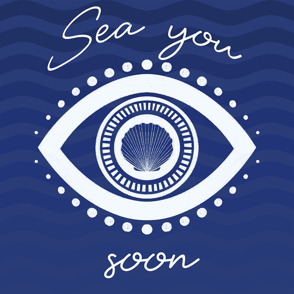 Sea You Soon Eye art print by Marcus Prime for $57.95 CAD