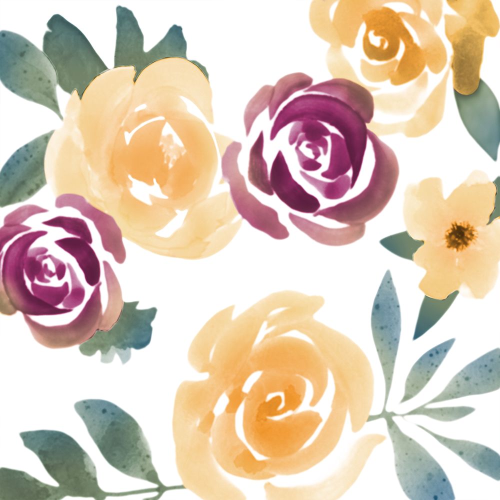 Bright Floral Bunch 1 art print by Marcus Prime for $57.95 CAD
