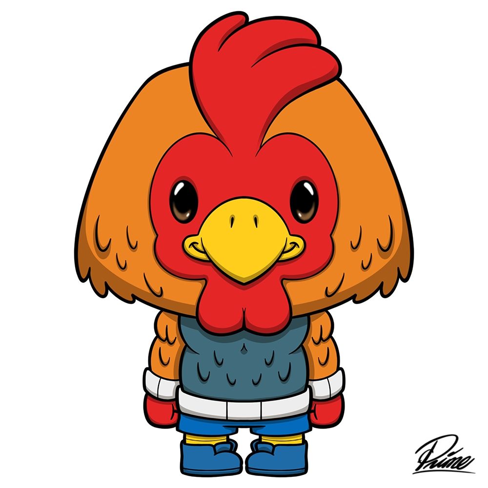 Connor Chicken art print by Marcus Prime for $57.95 CAD