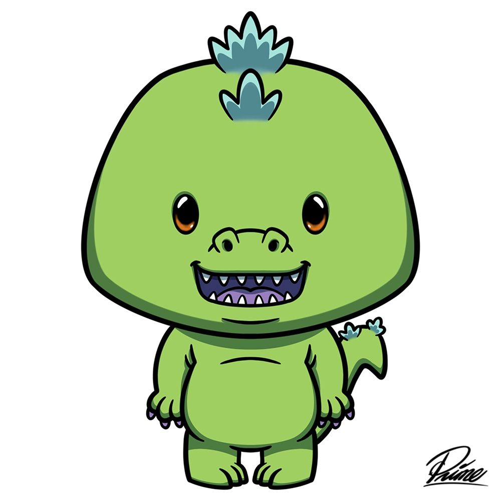 Doug Dino art print by Marcus Prime for $57.95 CAD