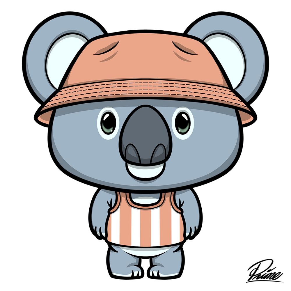 Kayden Koala art print by Marcus Prime for $57.95 CAD