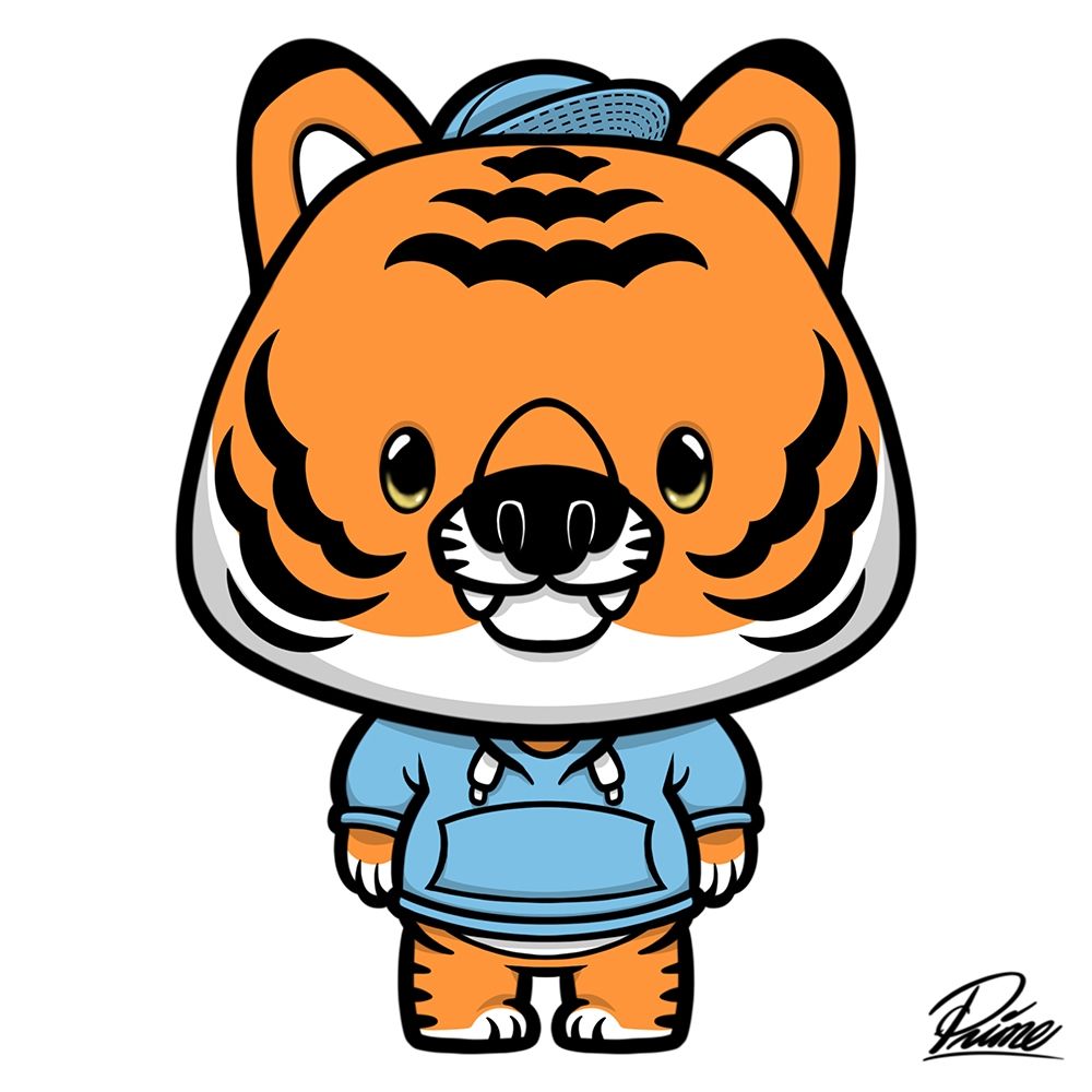 Kye Tiger art print by Marcus Prime for $57.95 CAD
