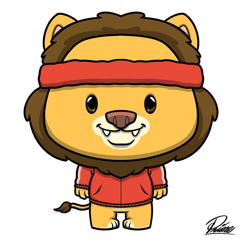 Lucas Lion art print by Marcus Prime for $57.95 CAD