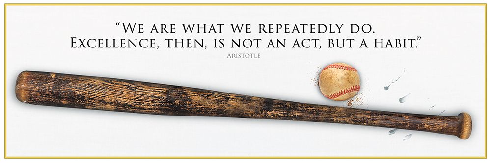Baseball On Excellence art print by Savannah Miller for $57.95 CAD