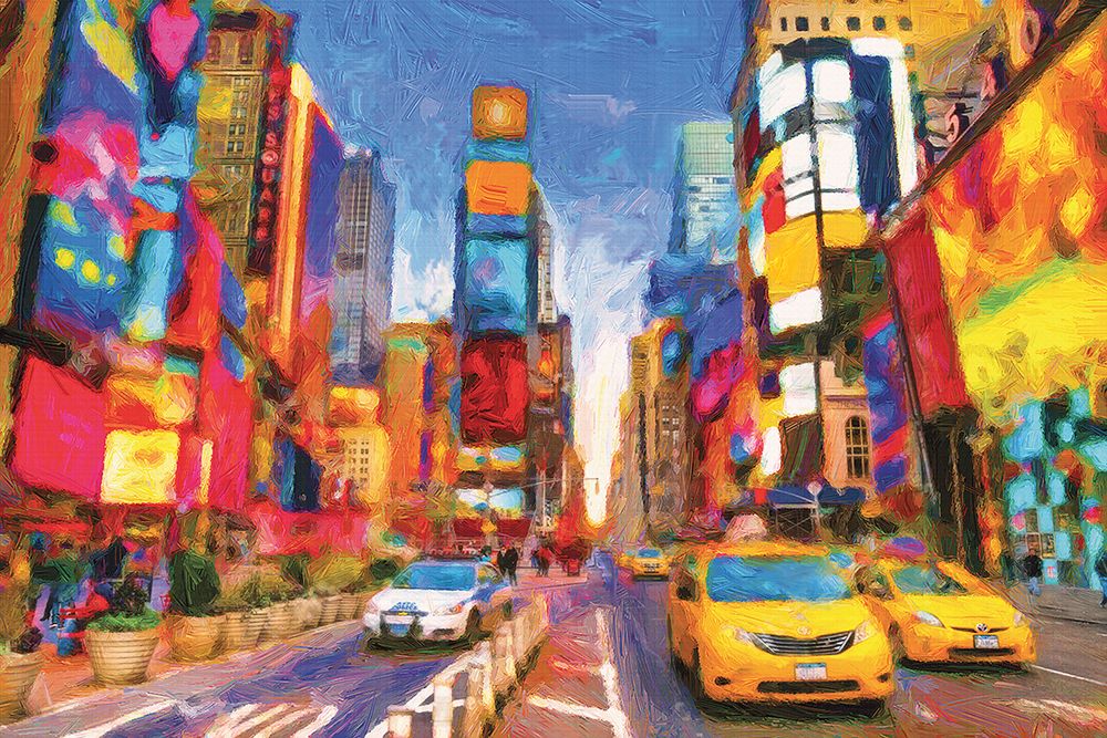 Square That Never Sleeps art print by Savannah Miller for $57.95 CAD