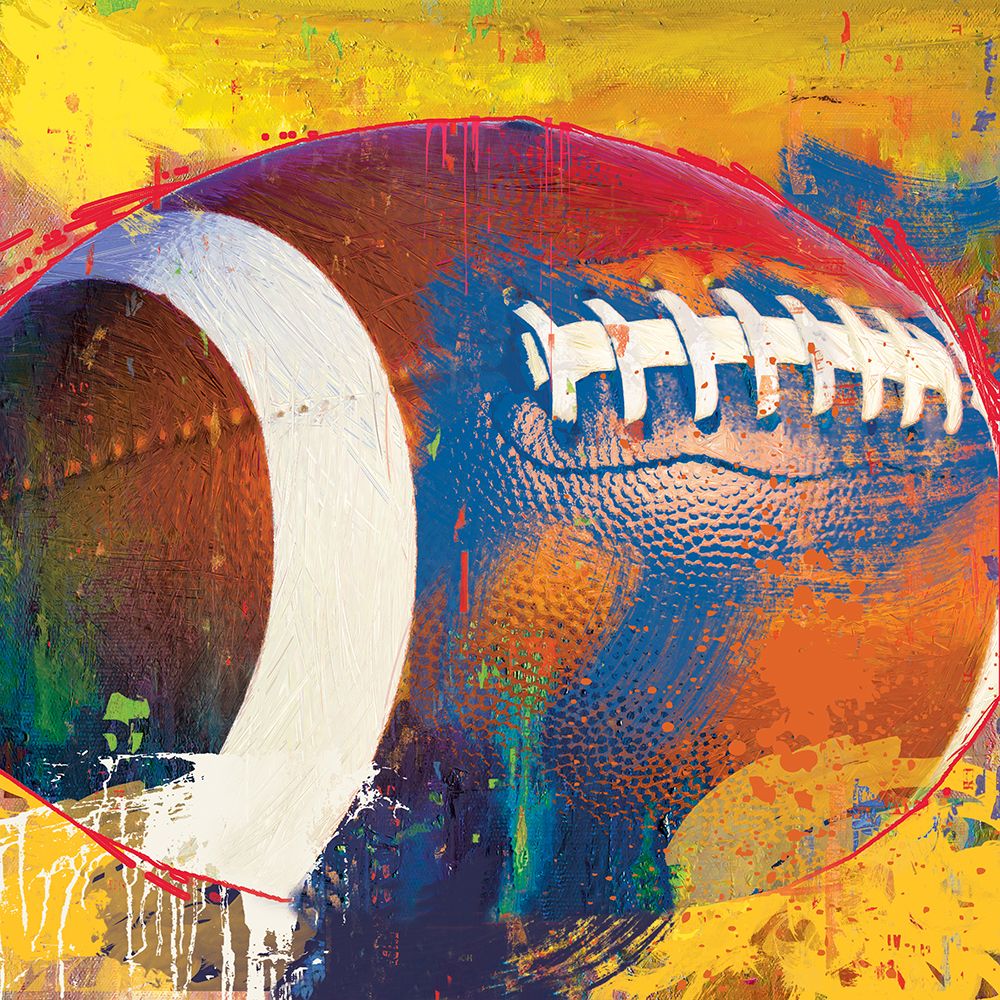 Football art print by Savannah Miller for $57.95 CAD