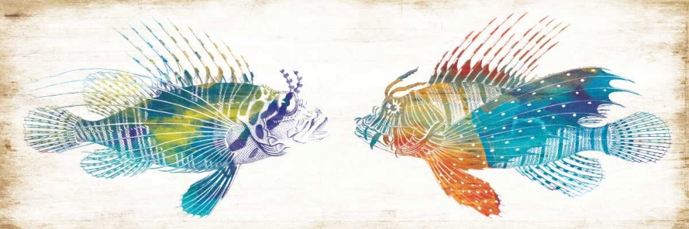 Fish Kiss art print by Milli Villa for $57.95 CAD