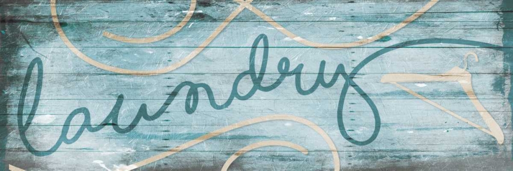 Laundry Hanger Blue art print by Milli Villa for $57.95 CAD
