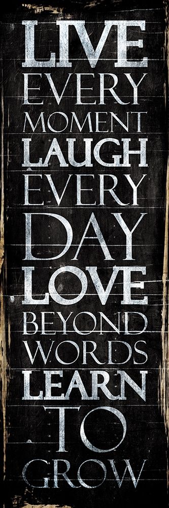 Live Laugh Love Learn art print by Milli Villa for $57.95 CAD