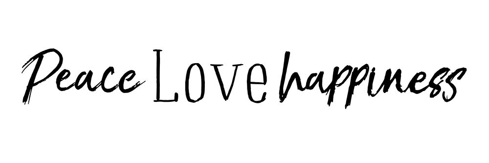 Peace Love Happiness art print by Milli Villa for $57.95 CAD
