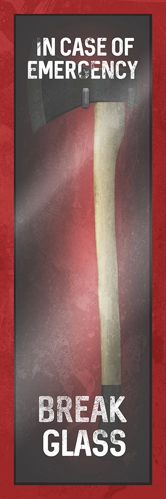 Emergency Axe art print by Milli Villa for $57.95 CAD