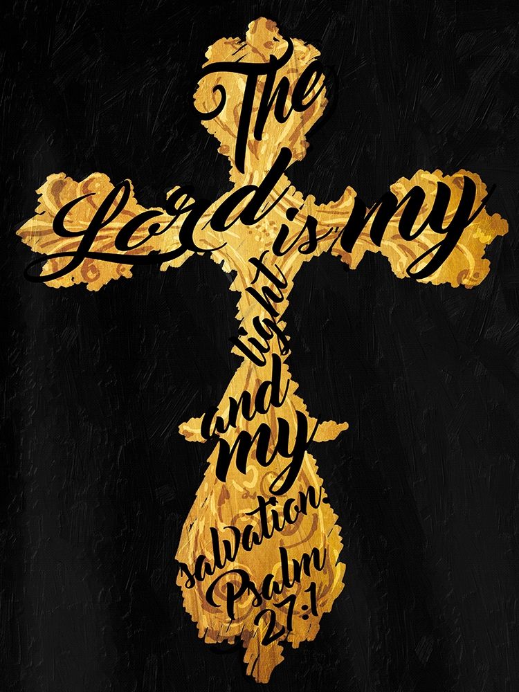 Gold Cross Black art print by Milli Villa for $57.95 CAD