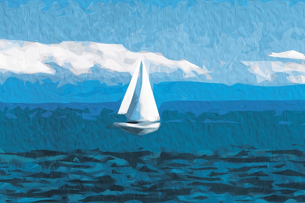 Shapes At Sea art print by Milli Villa for $57.95 CAD