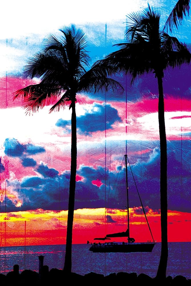 Palm Boating art print by Milli Villa for $57.95 CAD