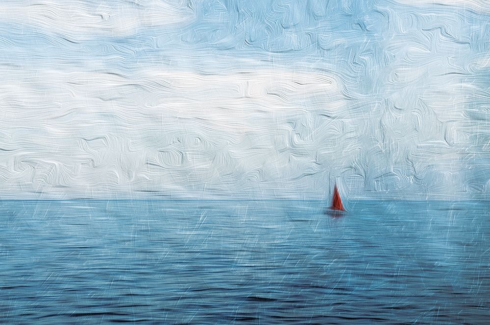 Alone Ocean art print by Milli Villa for $57.95 CAD