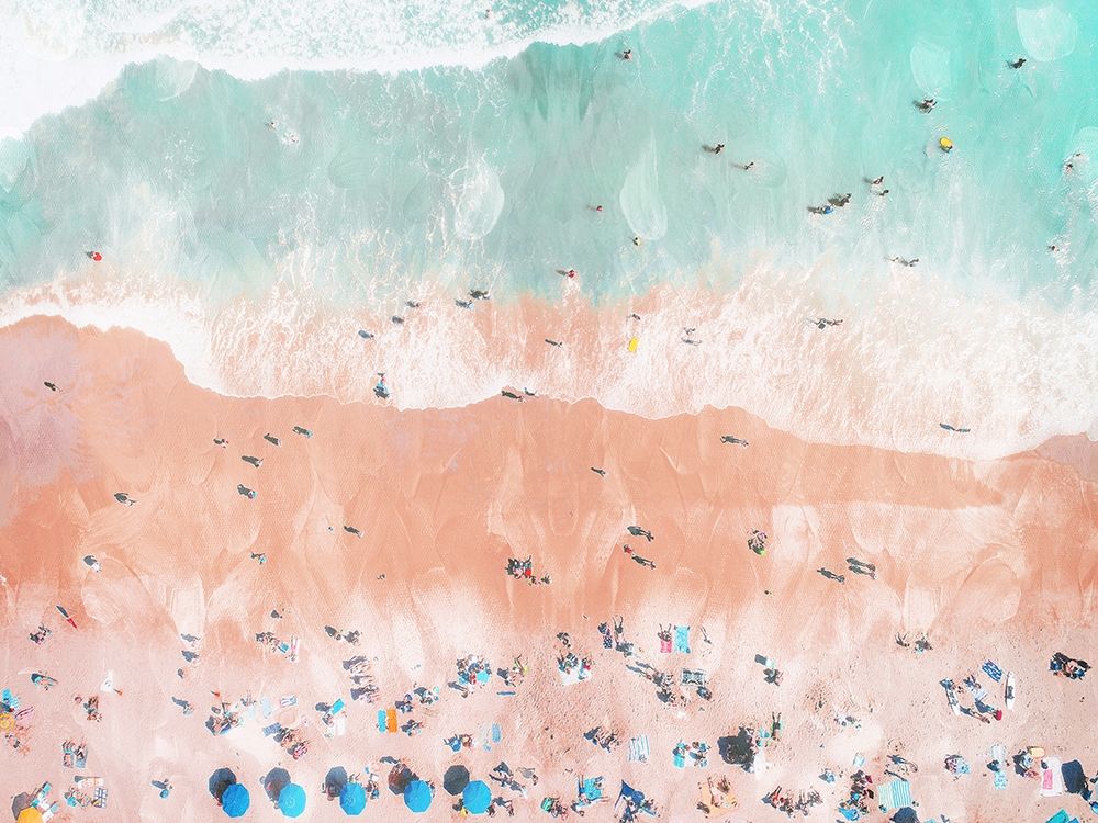 Bright Beaching Out art print by Milli Villa for $57.95 CAD