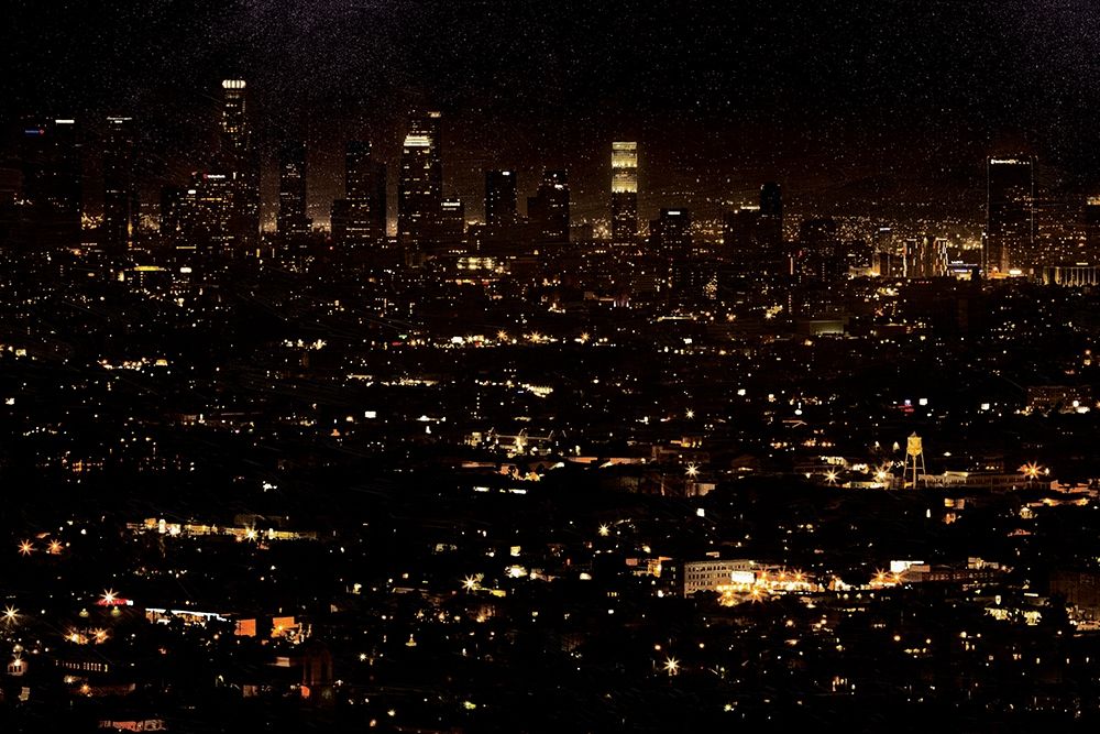 LA At Night art print by Milli Villa for $57.95 CAD
