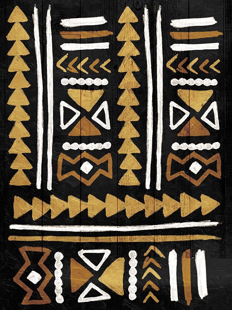 Wooden Tribal art print by Milli Villa for $57.95 CAD