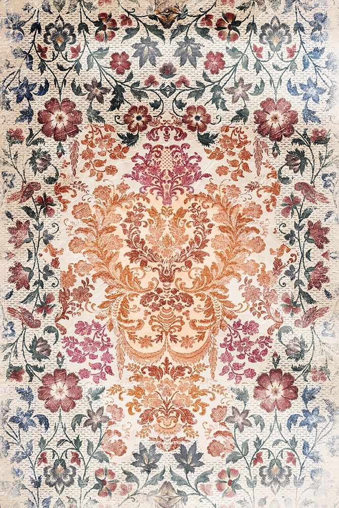 Floral Rug art print by Milli Villa for $57.95 CAD