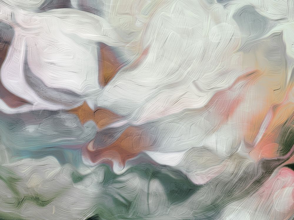 Calm Floral Abstract Mate art print by Milli Villa for $57.95 CAD