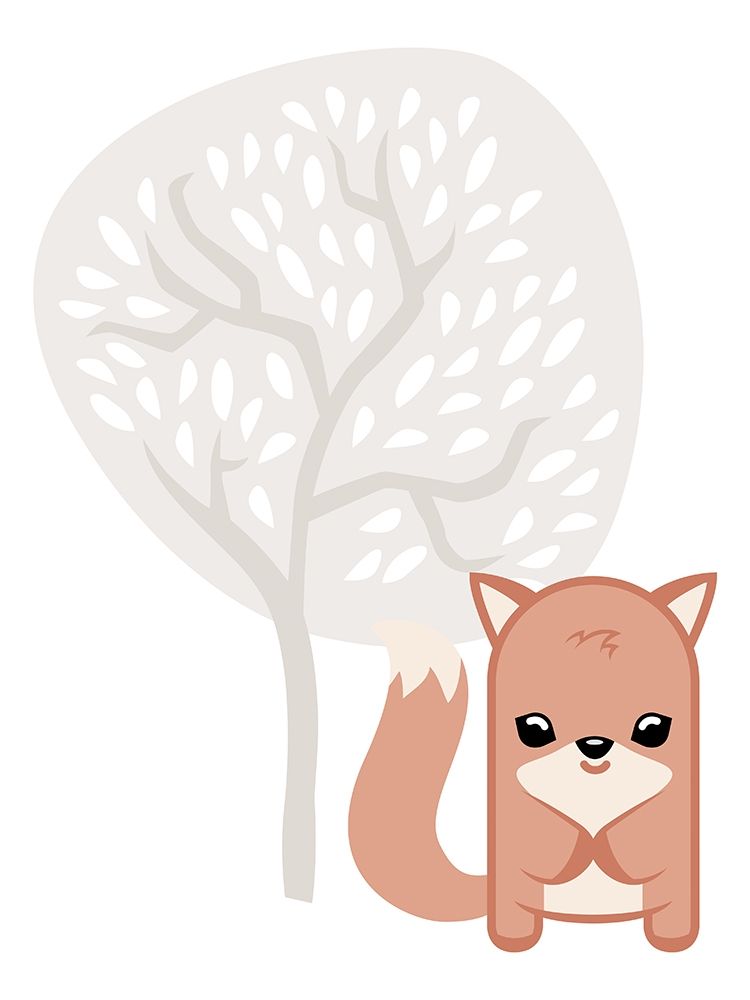 Fox Tree art print by Milli Villa for $57.95 CAD